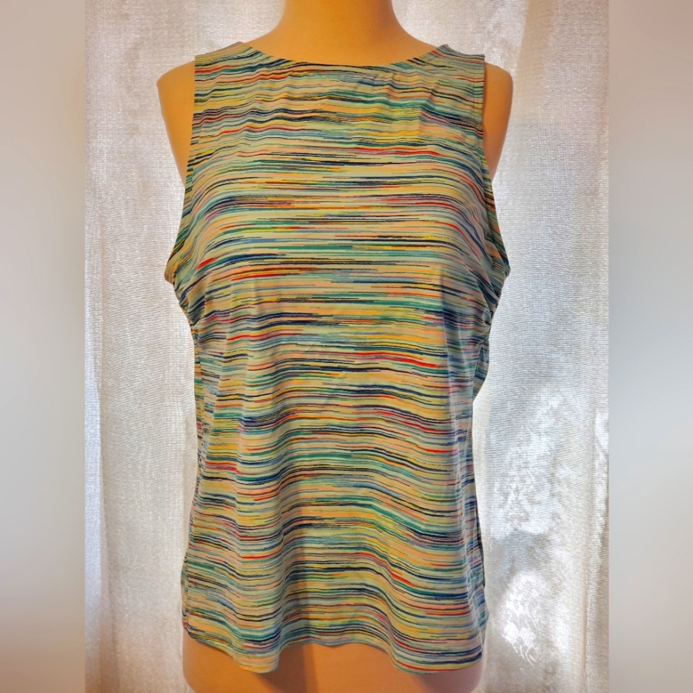Lands End high neck tankini top